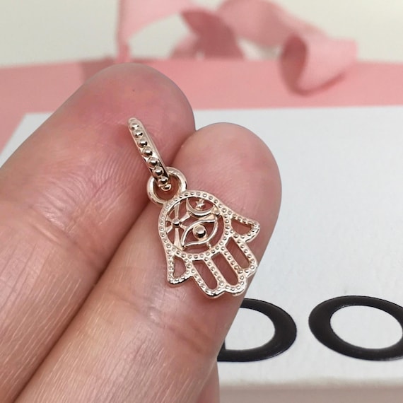 Pandora Rose Gold Hamsa My Hamsa Hand Dangle Charm Pandora