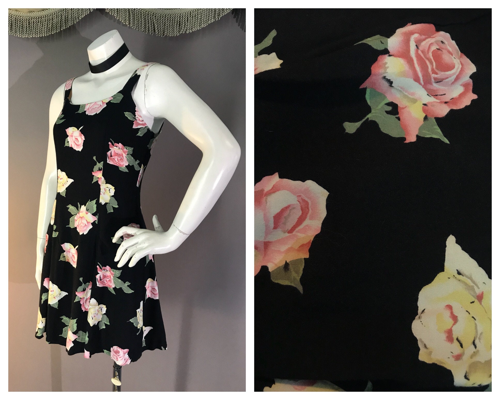 pink rose vintage clothing