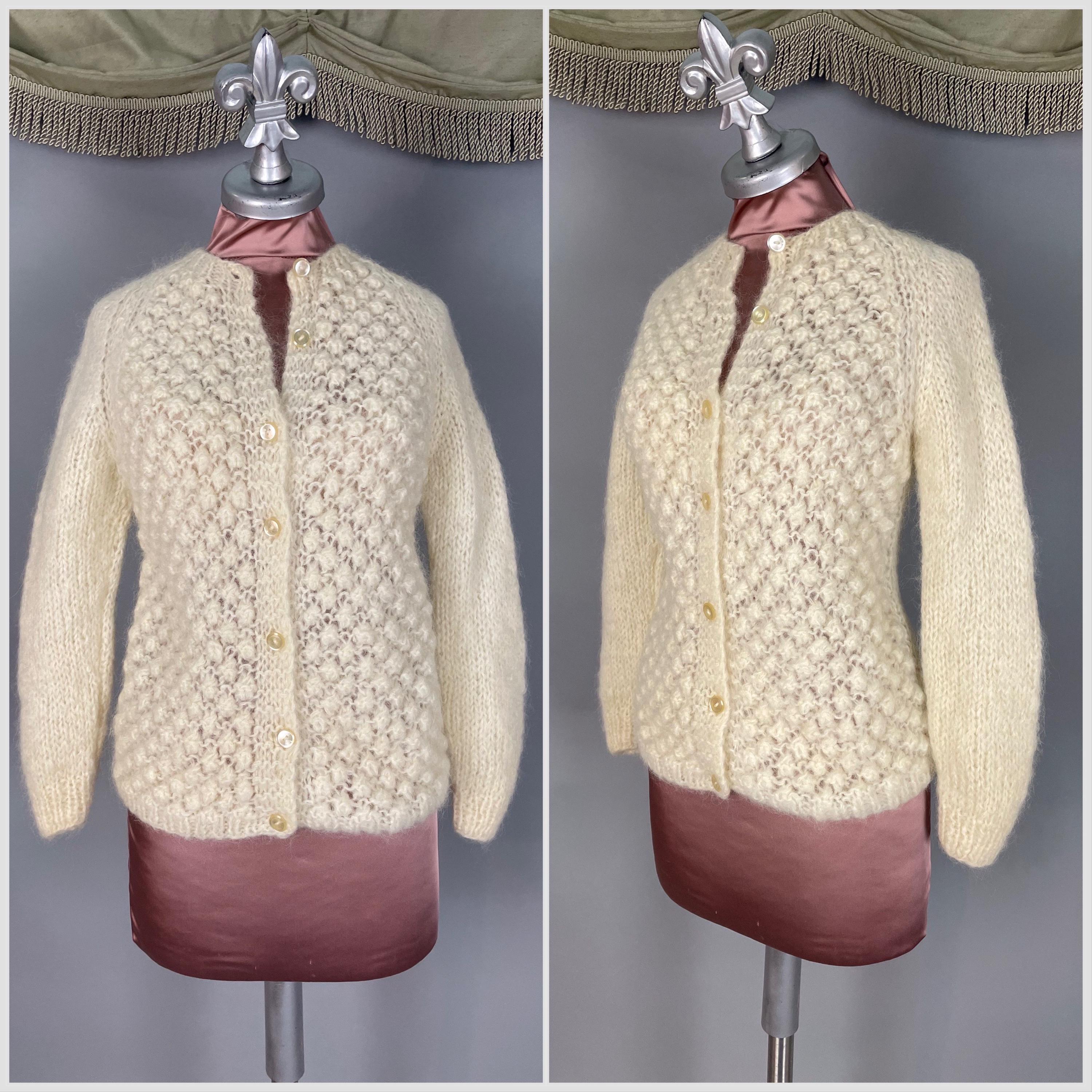 60s Mohair Cardigan - Etsy