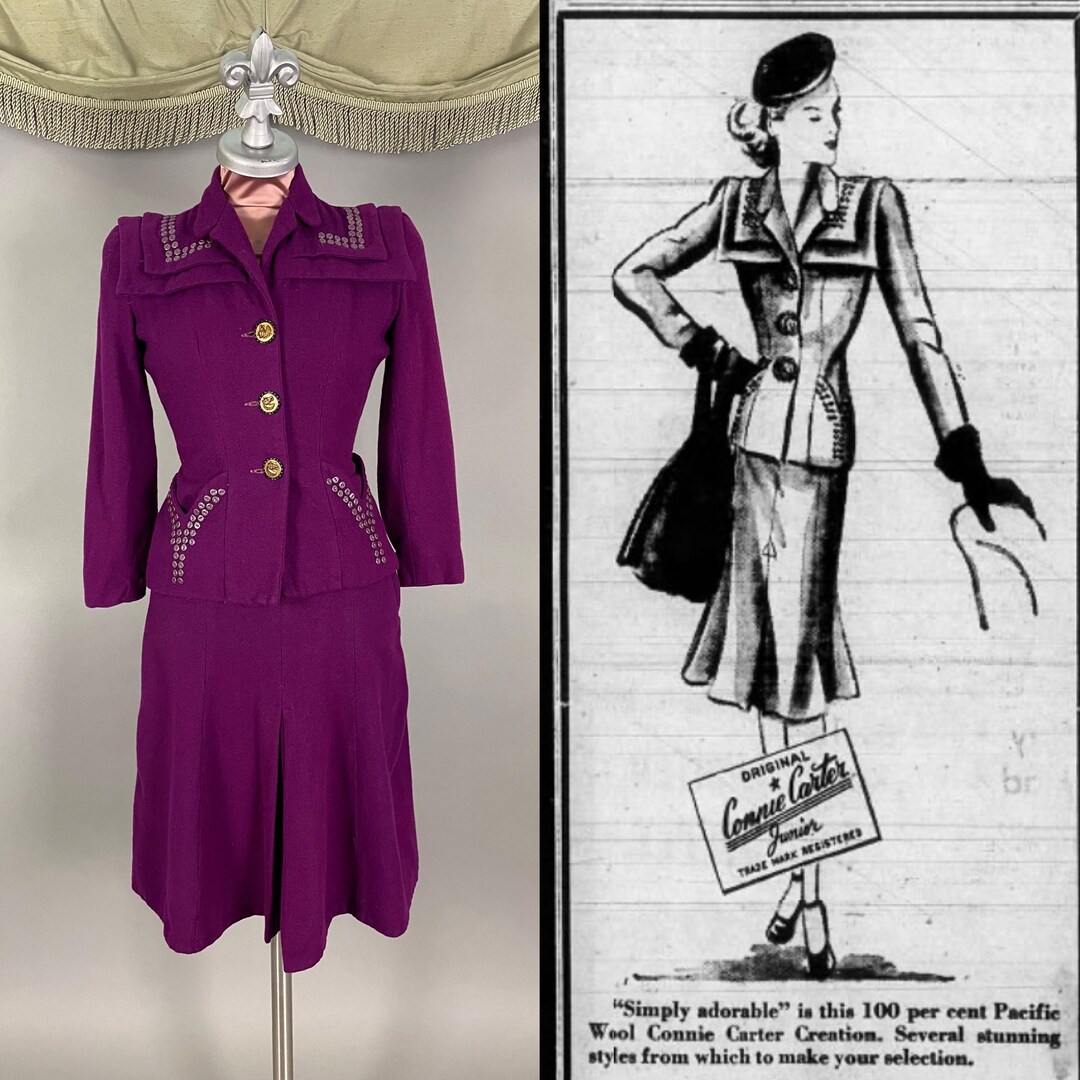 1940’s PURPLE LEISURE SUIT