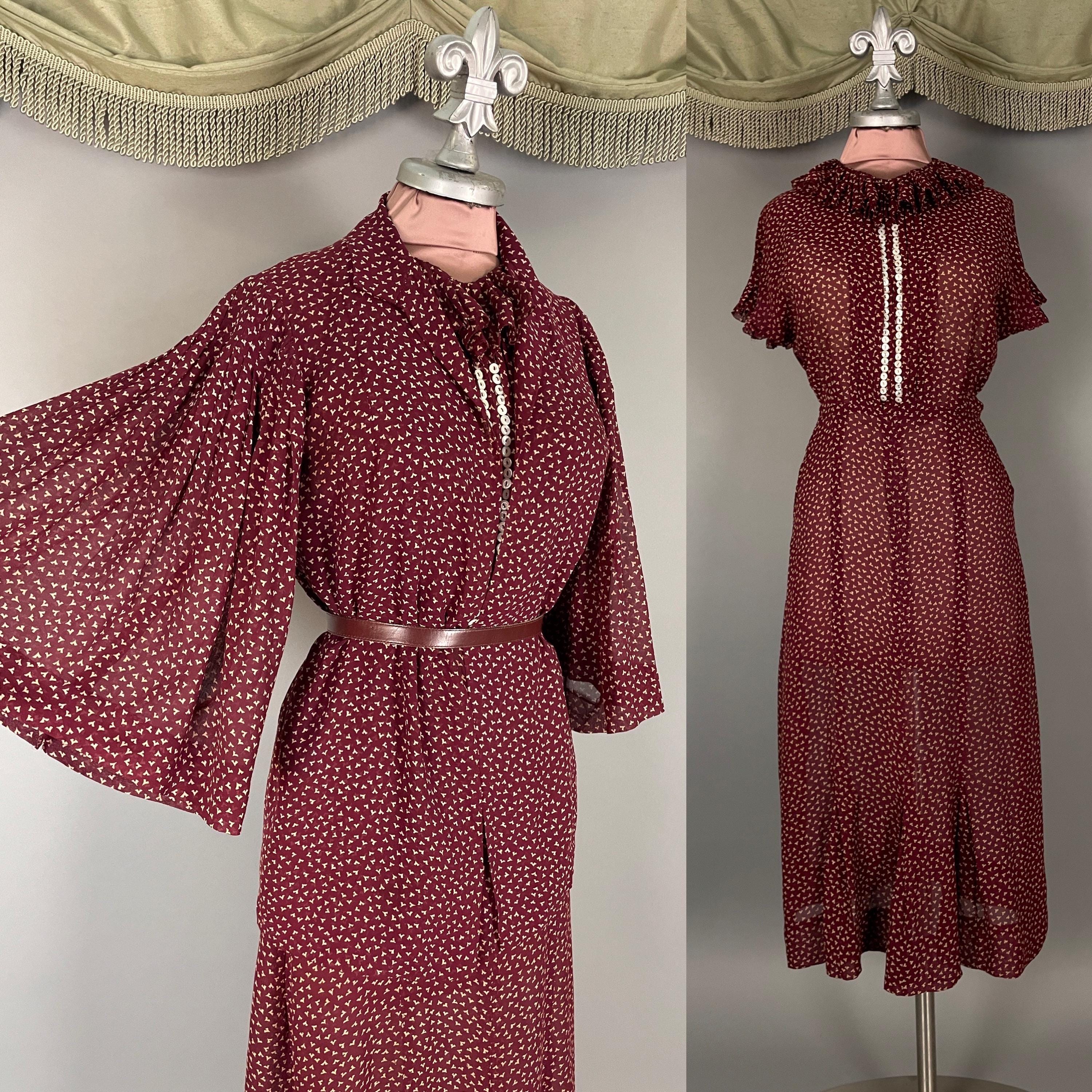 1930s Sheer Dress - Etsy