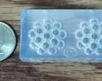 Brooch Mold-Silicone Mold -Plaster-Cold Porcelain-Gumpaste-Chocolate-Polymer Clay-Hard Candy-Resin-Ice-Candle Making-Butter-Plaster!