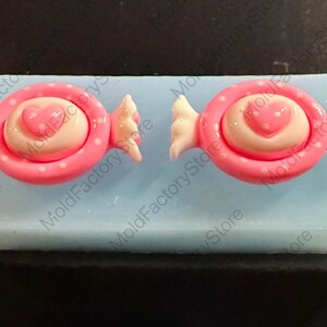 Molde de caramelo Molde de silicona, molde de caucho de silicona, molde de pasatiempo Tamaño: 1,26 &quot;por 0,74&quot; Aprox.