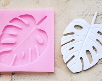 leaf silicone rubber mold Size 2.82" by 2.07" Approx