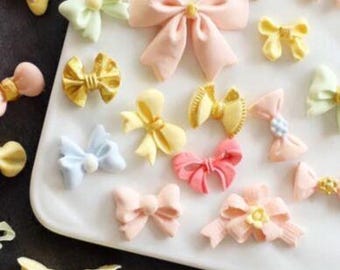Multiple MINI Bow Bowknots Shape Cake Mold Chocolate Mold for the Kitchen Baking Cake Tool DIY Sugarcraft Decoration Tool