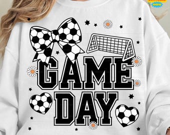 Soccer game day png, Soccer Coquette Png, game day shirt, soccer mama png, soccer png, png shirt design, game day png, Soccer Mom png