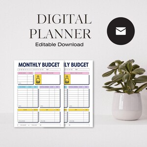 Budget Planner Journal: Finance Tracker, Money Organizer