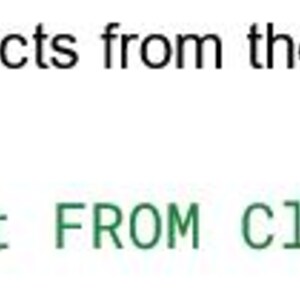 A question from the query answer sheet you can use if you get stuck