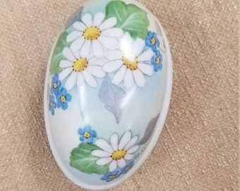 Vintage Ceramic Egg Shaped Trinket Dish