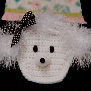 Girl Purse PDF CROCHET PATTERN Easy Animal Bear and Poodle Purse image 2