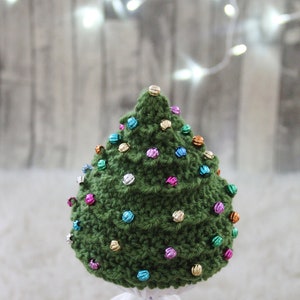 Christmas CROCHET PATTERN HAT Christmas Tree Hat Newborn to Teen/Adult image 5