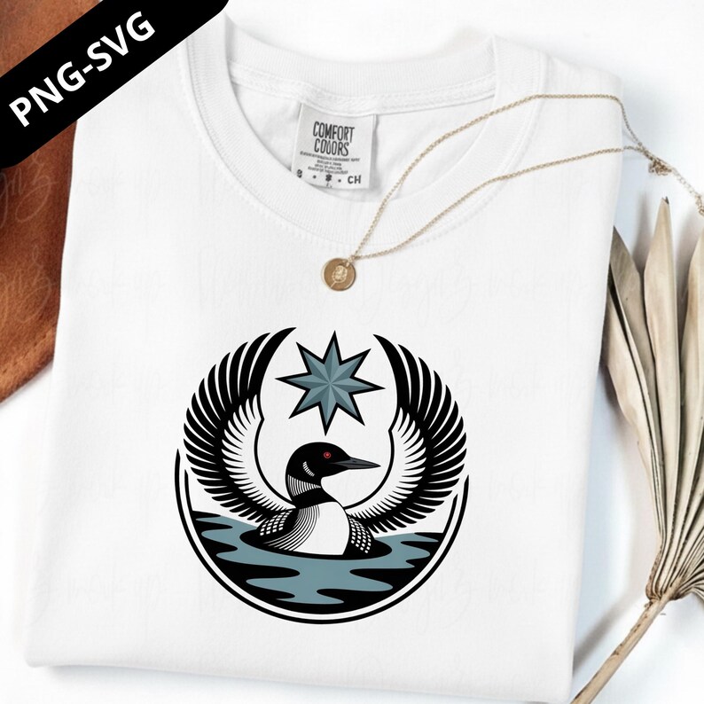 Rebel Loon Pattern Rebel Loon Bundle: 6 Minnesota SVG MN State Bird Designs | Lake Life ...