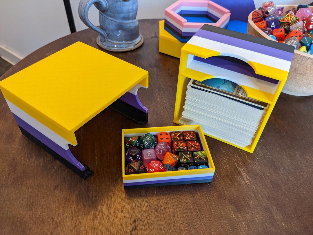LGBTQ Flag Commander Deck Box - Etsy