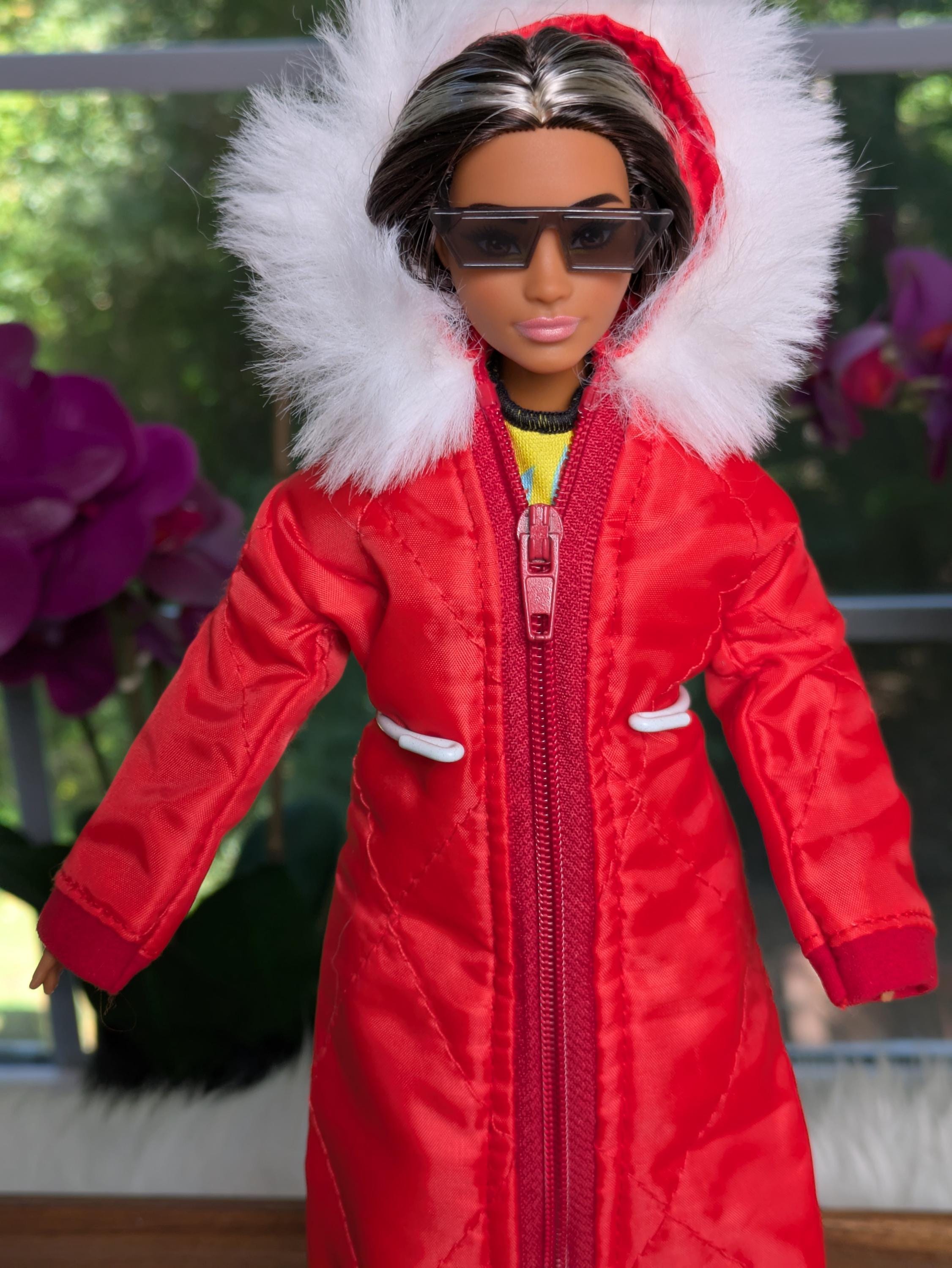 navy blue dress for baby girl Winter Barbie Couture