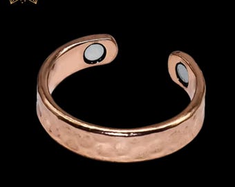 Copper Magnetic Ring, Adjustable 100% Pure Copper, Unisex, Gift, for him/her,Christmas Gift, New Year Gift