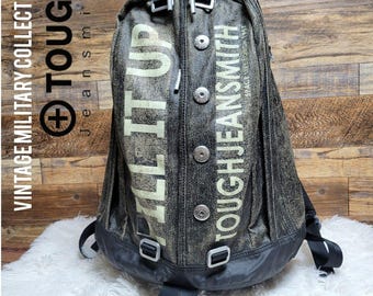 Vintage Tough Jeansmith Military Tactical Crossbody Bag