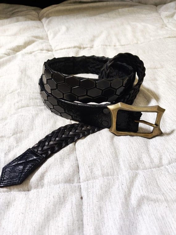 Kmrii Dragon Scale Studded Belt - Etsy