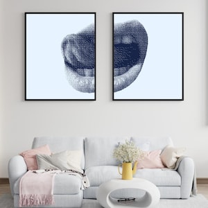Kiss Kiss wall print