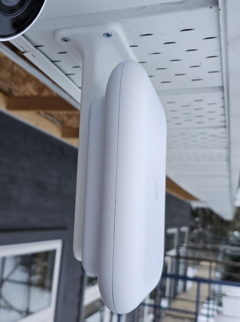 Ceiling/soffit Overhead Hanging Mount for Unifi U7 Outdoor Wireless ...