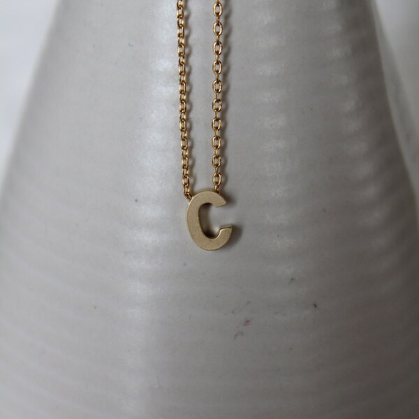 Gold Initial Add On...Small Letter...Pick Your Letter...
