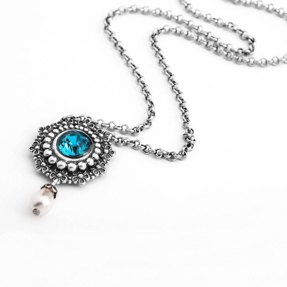 Blue bridal jewelry Blue jewelry Bridal jewelry Blue Etsy