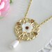 see more listings in the Gold bridal Necklaces section