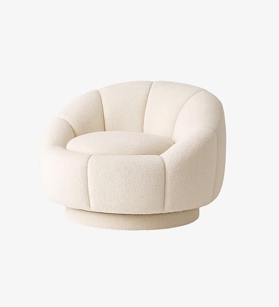 Fauteuil Coco Design En Tissu Bouclette
