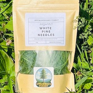 Appalachian White Pine Needles: Organic Herbal Tea, Natural Wellness