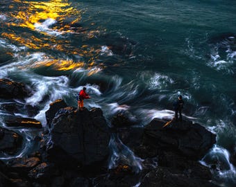 Night Fishing (Busan, Korea).