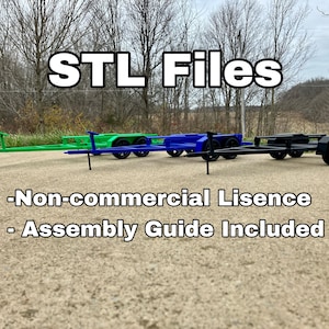 Dual Axle RC Boat Trailer 3D Print STL Files - Fits Traxxas Blast