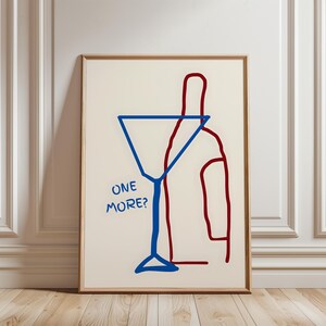 Jeszcze jeden wydruk koktajlowy, minimalistyczna sztuka barowa, zabawny plakat z drinkiem, nowoczesna dekoracja ścienna Martini, modny wydruk na imprezę, pobieranie cyfrowe