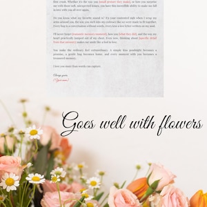 A Promise in Every Kiss – Romantic Semi-Custom Love Letter | Personalized Keepsake Gift for Anniversary, Valentine’s, or Just Because