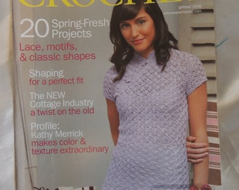 REDUCED PRICE!!! Interweave Crochet Magazine Spring 2008 20 Crochet Patterns