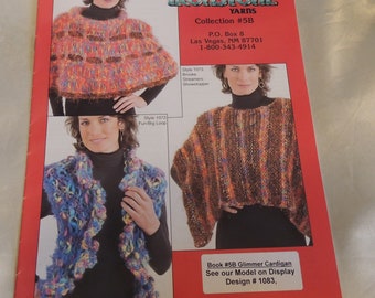 Knitting Patterns Shawl Scarf Poncho Vest Bolero Shrug Jacket Collar Ironstone Yarns Variety Yarns