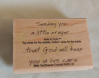 Rubber Stamps Card Making Comfort Sympathy Prayers