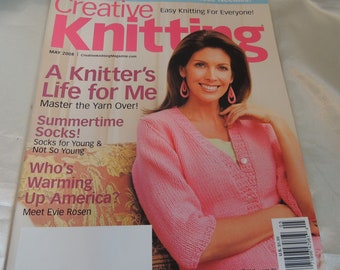 REDUCED PRICE!!! Creative Knitting Magazine May 2008 Knitting Patterns