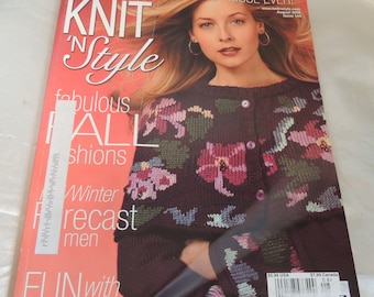 REDUCED PRICE!!! Knit 'N Style Magazine August 2006