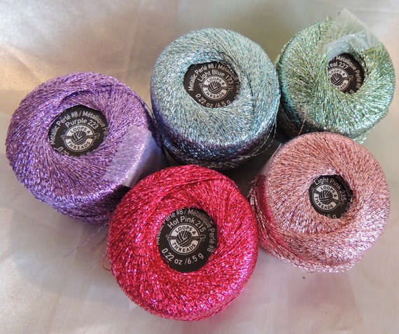 Variegated Embroidery Thread. Fine Perle 16 September Rain, variegated hand  embroidery thread