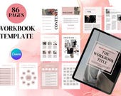 Editable Coaching Workbook Template: 85-Page Digital Planner (Canva PDF)