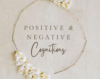 EMDR Positive & Negative Cognitions Chart: Trauma Therapy Tool (PDF)