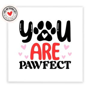 Eres perfecto / Tarjeta para perro / Tarjeta para gato / Tarjeta para mascota / Tarjeta para él, ella, esposo, esposa, novio, novia, pareja, mejor amigo, prometido