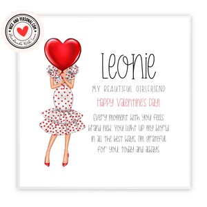 Bella cartolina "Ti amo" / cartolina di San Valentino per lui, lei, marito, moglie, fidanzato, fidanzata, partner, migliore amico, promessa sposa, altra metà