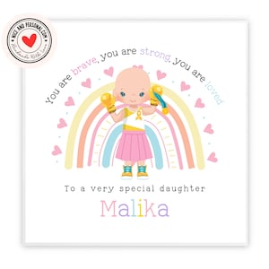 Carte de soutien contre le cancer, Carte de chimio | Félicitations, bonne chance, bravo, carte de rétablissement pour elle, fille, amie, petite-fille, nièce