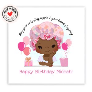 d'anniversaire avec bonnet de <br> Profitez-en ! Félicitations, bonne chance, bravo, carte d'anniversaire pour elle, fille, amie, soeur, petite-fille, nièce