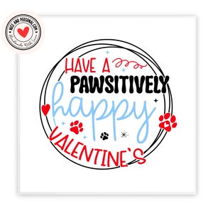 Tarjeta de San Valentín positiva / Tarjeta para perro / Tarjeta para gato / Tarjeta para mascota / Tarjeta para él, ella, esposo, esposa, novio, novia, pareja, mejor amigo, prometido