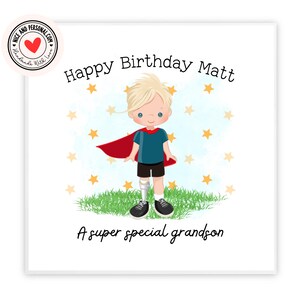 Biglietto d'auguri per protesi alla gamba, intervento chirurgico alla gamba, nuova gamba, biglietto da supereroe / congratulazioni, buona fortuna, ben fatto, biglietto di buon compleanno per lui, figlio