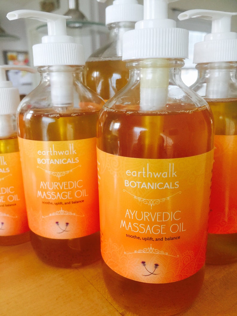 Ayurvedic Massage Oil 8oz Etsy