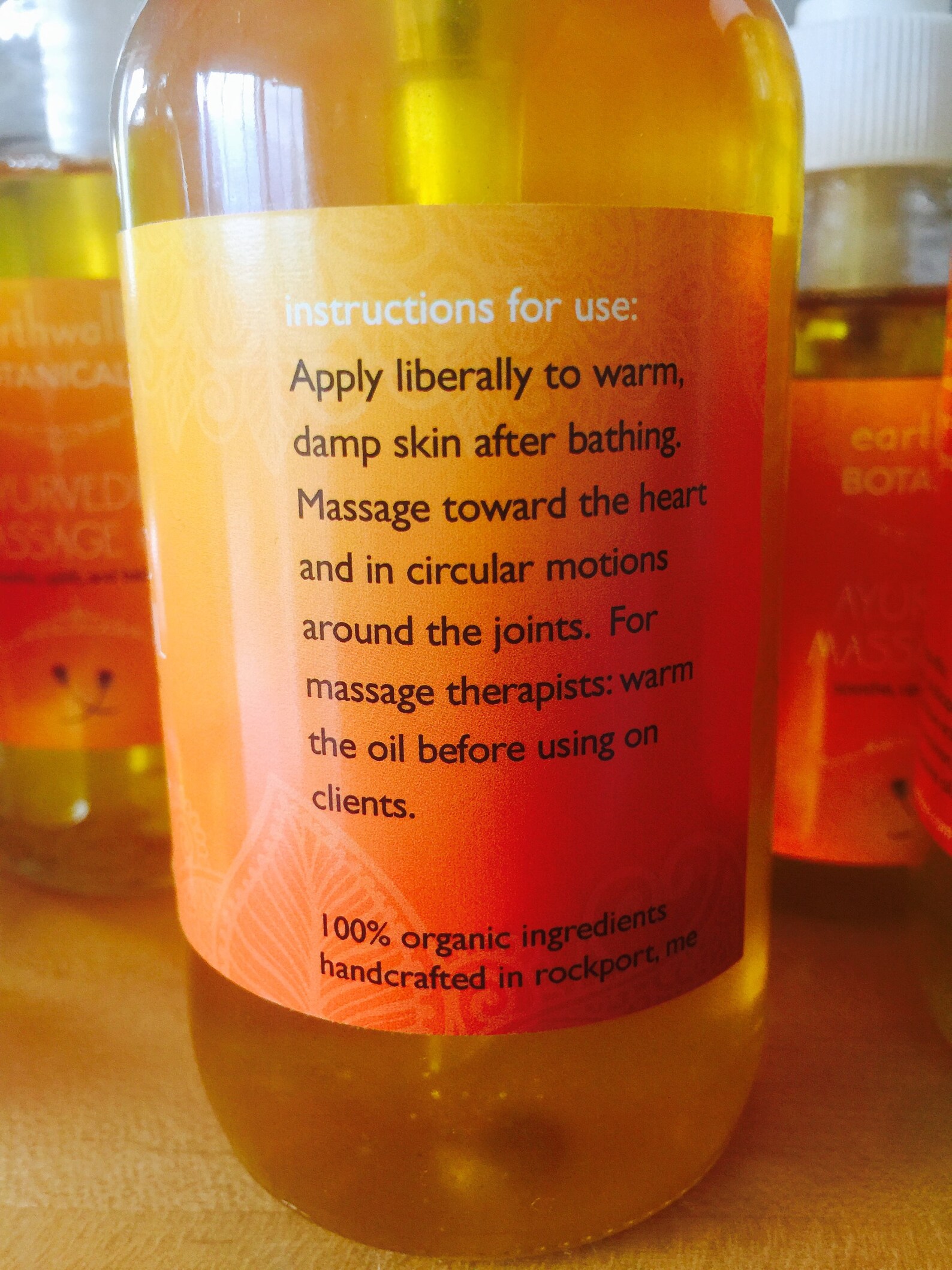 AYURVEDIC MASSAGE OIL 4oz Etsy