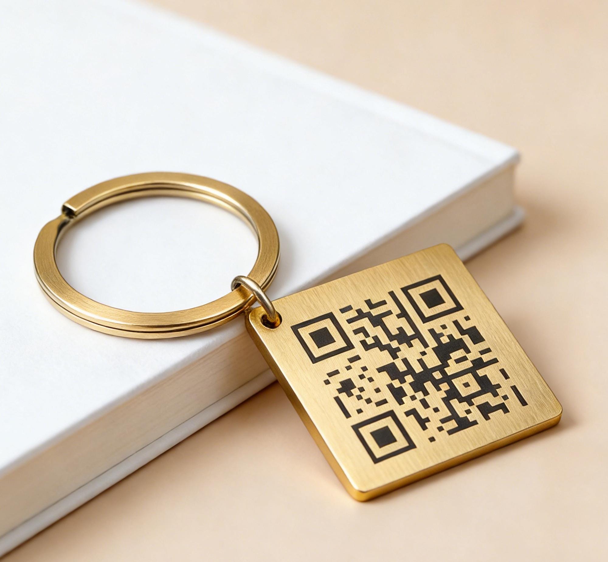 Custom QR Code Keychain,customizable Keychain Gift, Commemorative Gift ...