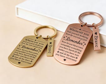 Inspirational Keychain Gift, Meaningful Gift for Kids,Funny Keychain,Customized name keychains,Gift for kids\son\daughter